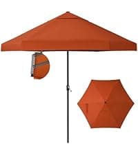 CROWN SHADES 10x10 Pop Up Canopy with 1 Side Wall - Beach Tent with One Push Setup - Outdoor Sun Shade for Events, Parties, Camping - Gazebo with STO-N-Go Cover Bag (White)