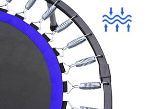 HYD-Parts 40" 48" Mini Trampoline for Adults and Kids Exercise Rebounder with Adjustable Bar Fitness Trampoline Indoor Max Load 330 440lbs