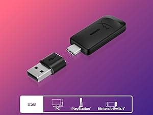 HyperX Cloud III Wireless – Gaming Headset for PC, PS5, PS4, up to 120-hour Battery, 2.4GHz Wireless, DTS Spatial Audio, 53mm Angled Drivers, Memory Foam, Durable Frame, 10mm Microphone, Black