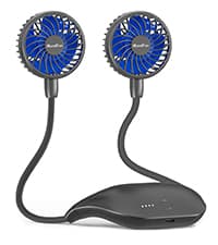 HandFan 5200mAh Upgraded Handheld Misting Fan, Portable Mister Fan Rechargeable, Spray Water Mist Fans, Electric Hand Cooling Ice Fans for Summer Beach Travel Concerts, Gifts for Women(Royal Blue)