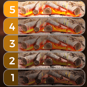 21 Inches Electric Fireplace Insert Log Heater, 5 Flame Brightness, Multiple Flicker Speed, 750w/1500w Heating, Remote Control, Auto Shut Off