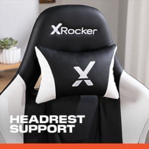 X Rocker PC Computer Gaming Desk Chair with Wheels, College Dorm Room Essentials for Guys and Girls, Adjustable, Ergonomic Office Chair for Gamers