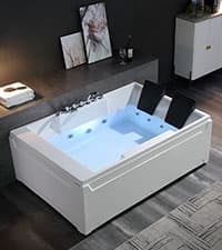 Empava Walk In Tub for Seniors,54" x 30'' Right Drain,12 Air & 13 Whirlpool Massage Jets Bathtub,with built-in Heater,2 Safety Handrail,19.25" Wide Right Outswing Door,Slip-Resistant Floor,Acrylic