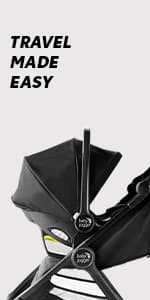 Baby Jogger City Tour 2 Ultra-Compact Carry-On Approved Travel Stroller in Pitch Black Lightweight Easy Fold Ideal for Traveling and Everyday Adventures