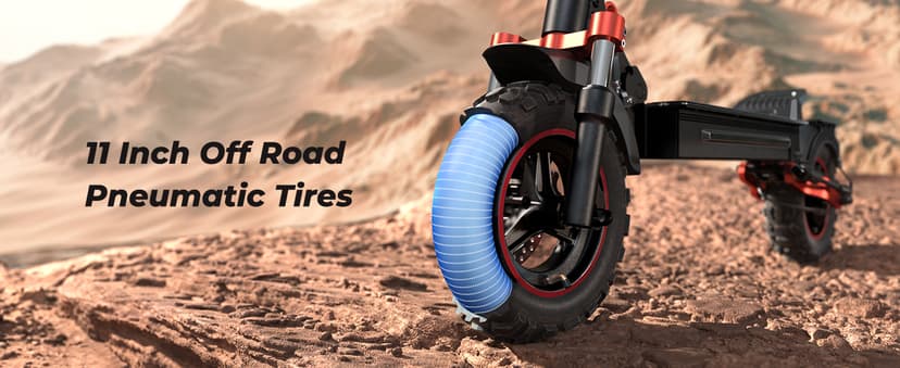 iScooter Electric Scooter, 40/43/50 Miles Long Range & 28/38 MPH Top Speed E Scooter, 10/11/12" Offroad Pneumatic Tire Scooter for Adults with Turn Signals, Double Braking Systems, APP and Storage Bag