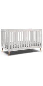 Delta Children Twinkle Galaxy Dual Sided Crib and Toddler Mattress - Premium Sustainably Sourced Fiber Core - Waterproof - GREENGUARD Gold Certified (Non-Toxic) - 7 Year Warranty - Made in USA