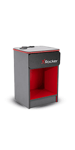 X Rocker SE Pro Video Gaming Lounging Pedestal Chair, Wireless Audio, 2 Speakers, Subwoofer, Foldable, Padded Armrest, 5127401, 30.7" x 30.7" x 39.76", Amazon Exclusive, Black