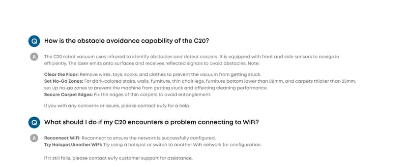 eufy Robot Vacuum Omni C20, Robot Vacuum and Mop Combo, Self Emptying, Auto Mop Washing and Auto Drying for Hands-Free Cleaning, 7000 Pa Powerful Suction, 3.35-Inch Design, All-in-One Station