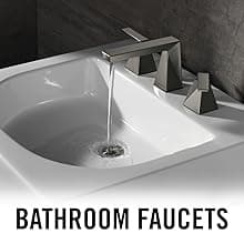 Delta Geist Brushed Nickel Bathroom Faucet 1 Hole, Single Hole Bathroom Sink Faucet for Vanity, Push-Pop Drain Assembly, SpotShield Brushed Nickel 15864LF-SP