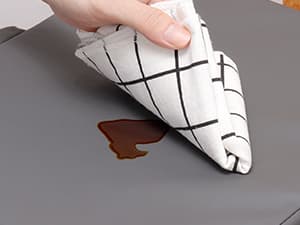 Toddler Booster Seat for Dining Table, Non-Slip Kitchen Chair Booster Seat with Backrest and Adjustable Straps, Portable PU Waterproof Travel Baby Booster Increasing Cushion