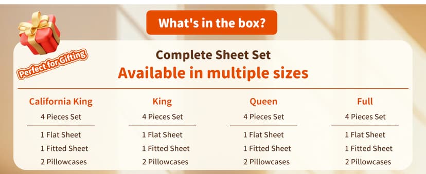 LBRO2M 100% Egyptian Cotton Sheets Set 1000 Thread Count,Queen Size Bed Sheet 4 Piece Sets,Long Staple,16 Inches Deep Pocket,All Season,Bedding Super Soft Breathable,Sateen Weave(White)