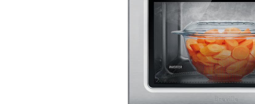 Breville BMO870BSS Combi Wave 3-in-1 Microwave, Air Fryer and Convection Oven, Brushed Stainless Steel