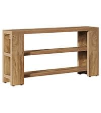 Tribesigns 70.86-Inch Console Table for Entyrway, Farmhouse 2-Tier Entry Entrance Table, Narrow Long Sofa Table Behind Couch, Rustic Brown