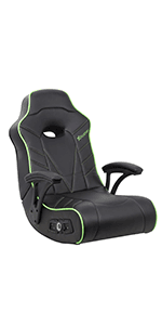 X Rocker Video Gaming Floor Rocker Chair, Built-in Audio, College Dorm Essentials for Guys and Girls, Gamers, Bedroom, Dorm Room Essentials, Foldable
