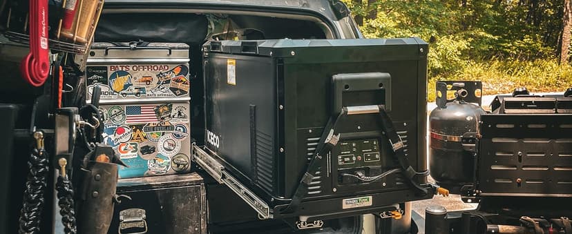 ICECO VL75ProD Portable Refrigerator, 12v Dual Zone Fridge Freezer with SECOP, 0°F to 50°F, 79Qt 12V Portable Freezer with Reversible Lid, Car Fridge portable AC/DC For Car, Camping |with Cover