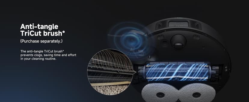 DREAME X40 Ultra Robotic Vacuum with Removable & Liftable Mop, 12,000Pa Suction, Side Brush Extensive Cleaning, 158°F Mop & Washboard Self Cleaning, Auto-Empty, Auto Refill, liftable Brushes