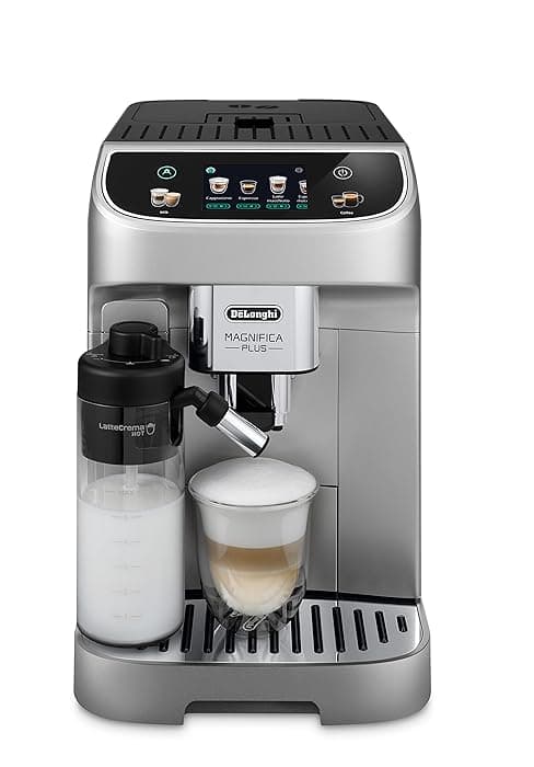 De'Longhi Magnifica Evo Automatic Espresso & Coffee Machine with Automatic Milk Frother for Latte, Cappuccino, Iced Coffee, Built-in Grinder, ECAM29084SB