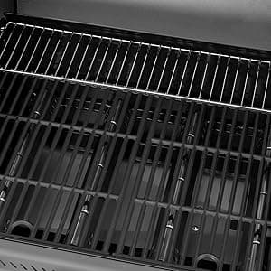 Royal Gourmet GA4401T 4 Burner Propane Gas Grill with Porcelain-enameled Cast Iron Grates, Outdoor BBQ Grill with Warming Rack for Outdoor Cooking and Backyard Barbecues, Black and Gray