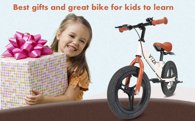 Balance Bike 2 in 1 with Pedals Brake Training Wheels Kickstand Pneumatic tyre,for Kids 2-7 Years Old,Kids Bike 12 14 16 inch