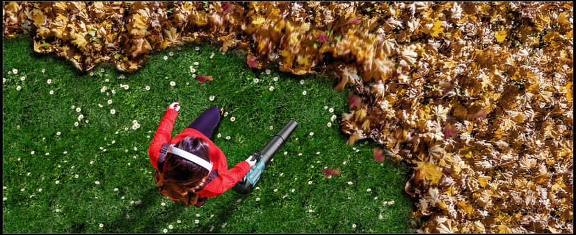 Leaf Blower Cordless - 2025 Update 150000RPM & 3 Speed Levels Electric Leaf Blower with 2 x 4.0Ah Battery and Charger, Extension Tube Blower for Lawn Care, Yard, Garage, Blowing Leaves, Dust or Snow