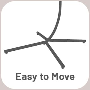 SereneLife Foldable Hanging Egg Swing – Brown Rattan Wicker Lounger with Stand, Waterproof Seat Cushion & Headrest, 350 lbs. Capacity – Outdoor Hammock Chair for Patio, Porch, Garden & Indoor Use