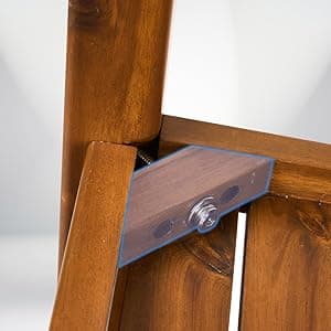 Teak Shower Bench, 20" Solid Wood Shower Stool Waterproof Shower Seat with Storage Shelf for Bathroom, Indoor & Outdoor Use