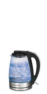 Hamilton Beach 1.7 Liter Temperature Control Electric Kettle, Water Boiler & Heater, Fast Boiling 1500 Watts, BPA Free, Cordless, Auto-Shutoff and Boil-Dry Protection, Stainless Steel (41020R)