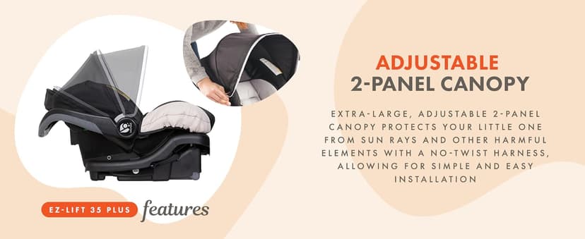 Baby Trend Infant and Toddler Double Stroller & Car Seat Combo, 2 Pc Set, Khaki - Portable and Lightweight Stroller Duo and Car Seat Travel System Tandem