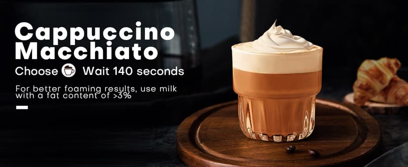 4-in-1 Milk Frother, Electric Milk Frother and Steamer with LED Touch Screen, Non-stick Bottom, Milk Warmer 13.52oz for Lattes, Cappuccinos, and Macchiatos at Home, White