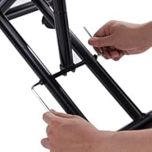 Ergonomic Kneeling Chair with Back Support, Ergonomic Kneeling Tool with Brake and Smooth Gliding Casters, Adjustable Stool for Home and Office, Posture Chair to Relieve Back Pain, Black Linen