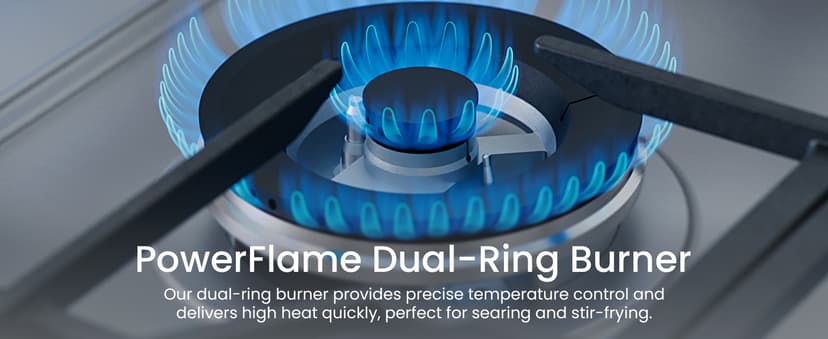 RRG361TS 36" Gas Range, 5 Sealed Burners, 4.3 cu. Ft. Capacity, Freestanding Slide-in Convection Oven, Easy Reach Racks, Clock and Timer, Stainless Steel