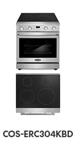Cosmo COS-DFRL486GK 48 in. Lumin Collection 6.7 cu. ft. Double Oven Dual Fuel Range with 6 Sealed Burners, Rapid Convection, Stainless Steel