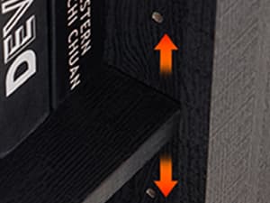 JXQTLINGMU Farmhouse TV Stand for 75 Inch TV, Entertainment Center with Storage, Rustic TV Cabinet with Barn Doors, 66" TV Console for Living Room, Adjustable Shelf - Black