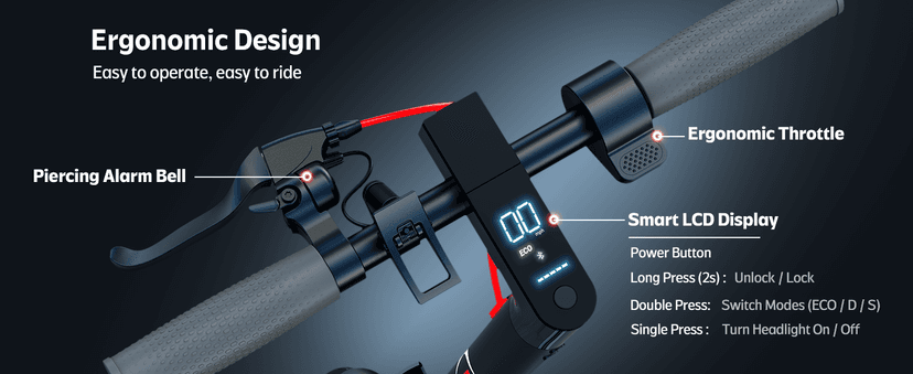 Electric Scooter for Adults- 10.4Ah Battery 350W(500W Peak) Motor, ≥19MPH & 25 Miles Long Range, 8.5'' Solid Tires Foldable with Dual Brake, Lightweight Portable Commuter E Scooter for Urban Travel