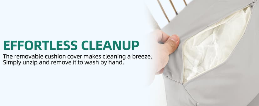 YITAHOME Wicker Egg Chair - Outdoor Rocking Chair for Patio, Grey