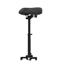 5TH Wheel V40 PRO Electric Scooters, 48V 800W Peak Motor & 20 MPH, 24.9 Miles Range, 10" Solid Tires, Front-N-Rear Suspension and Ambient Light, Folding Sport Scooters with Dual Brake System and APP