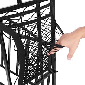 Garden Arch Heavy Duty (Holds 660lbs-250kg) | Metal Arbor Archway for Climbing Plant & Two People Seat Bench |Outdoor Lawn Backyard Decor 81 x 45.3 x 20 in - Black