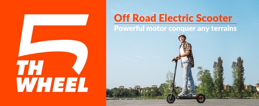 5TH Wheel V40 PRO Electric Scooters, 48V 800W Peak Motor & 20 MPH, 24.9 Miles Range, 10" Solid Tires, Front-N-Rear Suspension and Ambient Light, Folding Sport Scooters with Dual Brake System and APP
