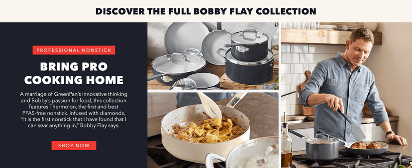 GreenPan x Bobby Flay 10 Piece Stainless Steel Cookware Set, Tri-Ply Multiclad Pots & Pans, Professional Grade, Oven & Broiler Safe to 600°F, Dishwasher Safe, Durable, Induction Compatible, Silver