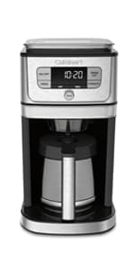 Cuisinart 10 Cup Coffee Maker with Grinder, Automatic Grind & Brew, Black/Silver, DGB-450NAS