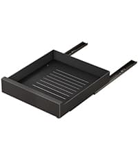 Under Sink Organizer, 2 Packs 2 Tier Under Sink Organizers and Storage, Slide Out Pull Out Cabinet Organizer Shelf, Metal Sliding Drawer for Kitchen Bathroom Pantry Cabinet Closet Organization Rack