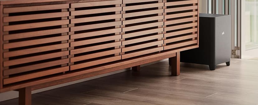 Polk Audio MagniFi Max AX 5.1.2 Channel Sound Bar with 10" Wireless Subwoofer, Dolby Atmos and DTS:X Certified, Polk's Patented VoiceAdjust & SDA Technologies, Easy Setup, Black