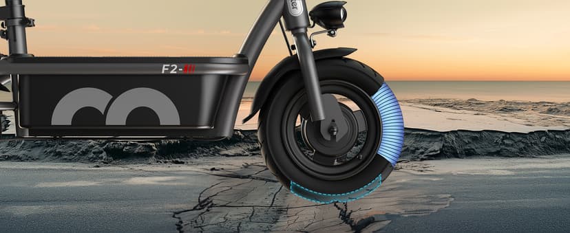 iScooter Electric Scooter with Seat, 37/21 Miles Long Range & 28/19/15.6 MPH Top Speed, 14"/12"/10" Pneumatic Tire, Height Adjustable Seat & Handlebar, Dual Suspensions Commuting Scooter with Basket