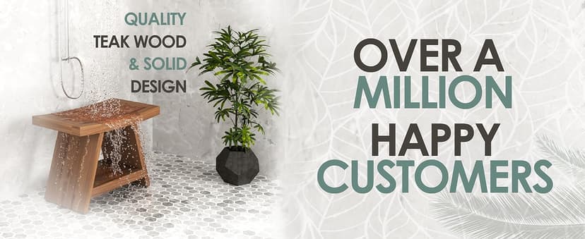 AquaTeak The Original 18" Asia Teak Shower Bench