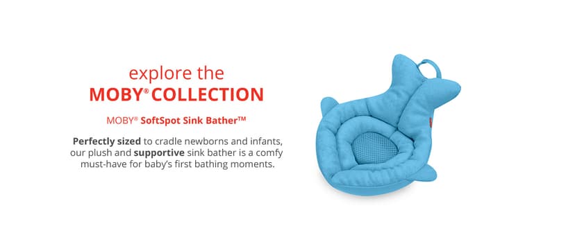 Skip Hop Baby Bath Tub, Moby Recline and Rinse