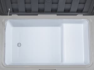 BODEGACOOLER 12 Volt Car Refrigerator,80 Quarts Portable Fridge,75L RV Freezer Single Zone,with APP Control,-4℉-68℉ Car Cooler,12/24V DC & 100-240V AC for Travel, Camping,Outdoor,Truck,SUV