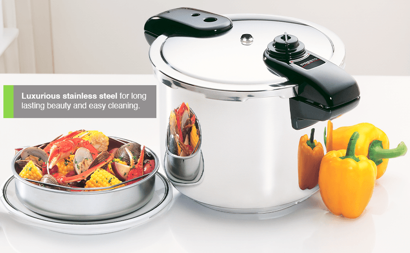 Presto 01370 8-Quart Stainless Steel Pressure Cooker