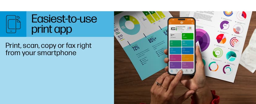 HP OfficeJet Pro 8135e Wireless All-in-One Color Inkjet Printer, Print, Scan, Copy, Fax, ADF, Duplex Printing, Best-for-Home Office, 3 month Instant Ink trial included (40Q35A)