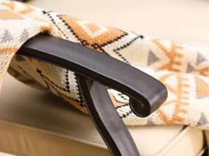 PHI VILLA Cast Aluminum Patio Dining Set for 6 Person, 7 Piece Outdoor Patio Set with 64" x 37" Cast-Top Aluminum Table(2.3" Umbrella Hole), 4 Dining Chairs and 2 Swivel Rockers with Seat Cushions