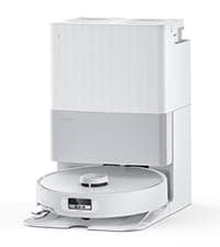 roborock Qrevo Series Robot Vacuum and Mop, 8000Pa Suction, Upgraded from Qrevo S, Anti-Tangle Brushes, Smart Obstacle Avoidance, Auto Mop Washing, All-in-One Dock, 200RPM Spinning Mops, Black(QV 35A)